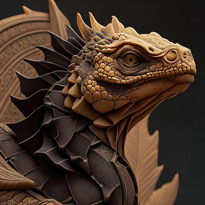 3D модель Cyclura cornuta stejnegeri (STL)